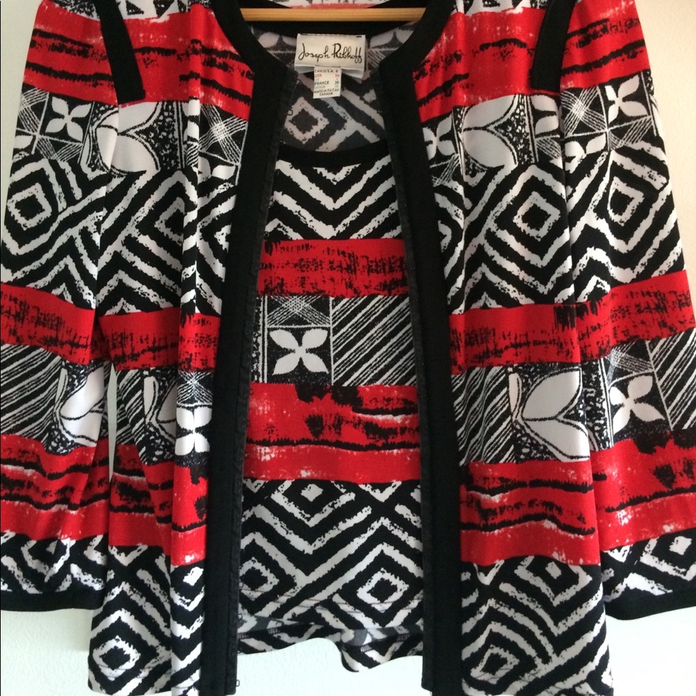 Joseph Ribkoff ladies blouse twin set